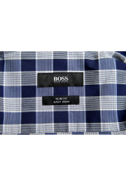 Hugo Boss Men's "Jonnes" Slim Fit Multi-Color Plaid Long Sleeve Dress Shirt: Picture 8