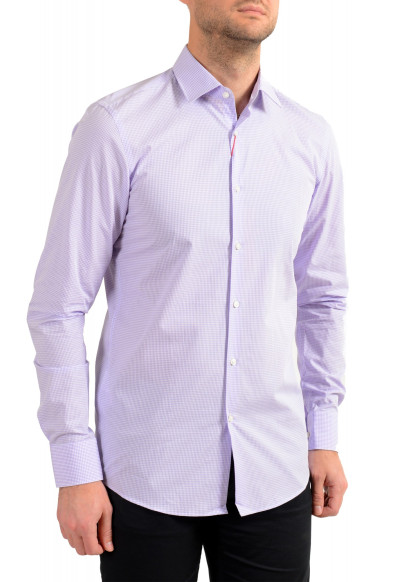 Hugo Boss Men's "Mabel" Sharp Fit Multi-Color Plaid Long Sleeve Dress Shirt: Picture 2