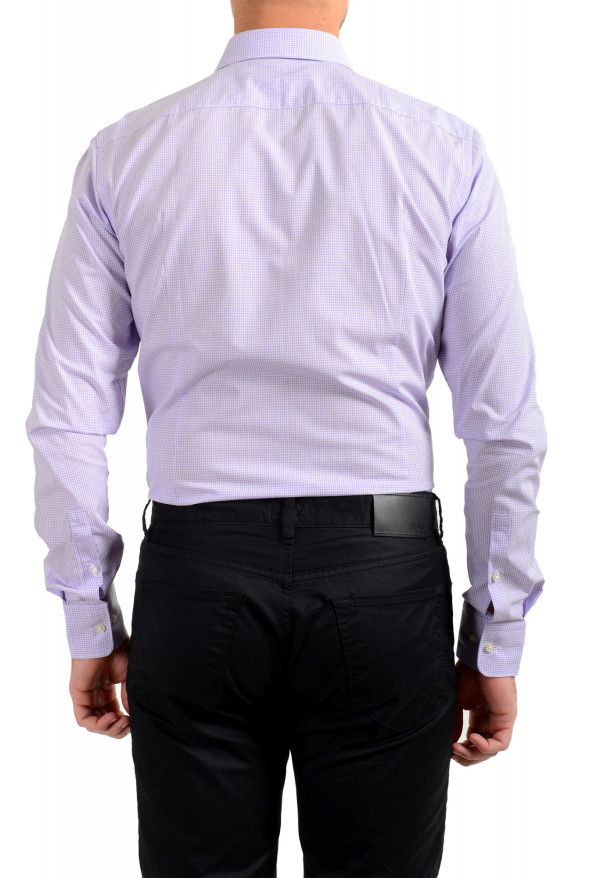 Hugo Boss Men's "Mabel" Sharp Fit Multi-Color Plaid Long Sleeve Dress Shirt: Picture 6