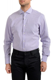 Hugo Boss Men's "Mark US" Sharp Fit Multi-Color Plaid Long Sleeve Dress Shirt: Picture 4