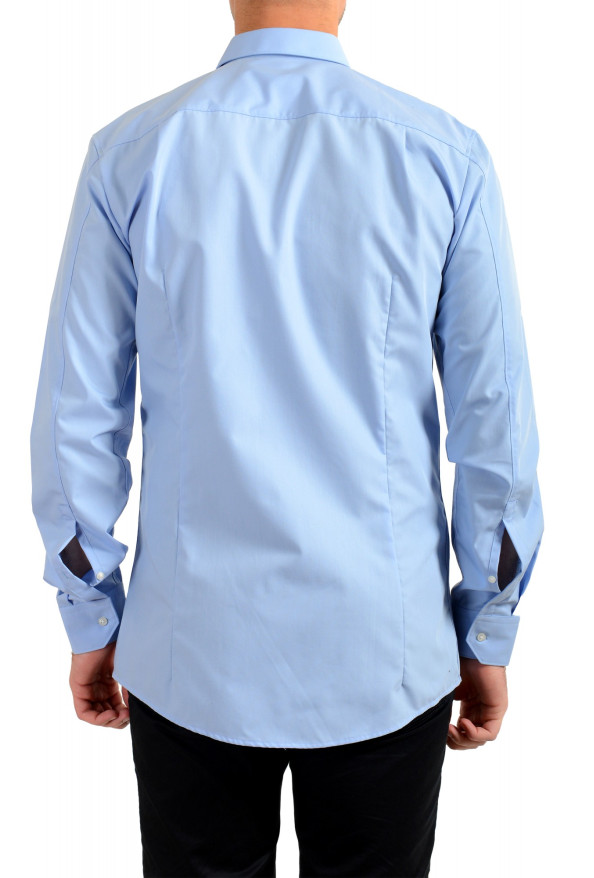 Hugo Boss Men's "Elisha01" Extra Slim Fit Blue Long Sleeve Dress Shirt: Picture 3