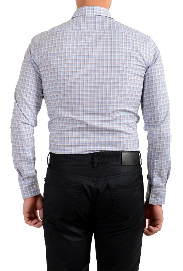 Hugo Boss Men's "Jenno" Slim Fit Plaid Long Sleeve Dress Shirt : Picture 6
