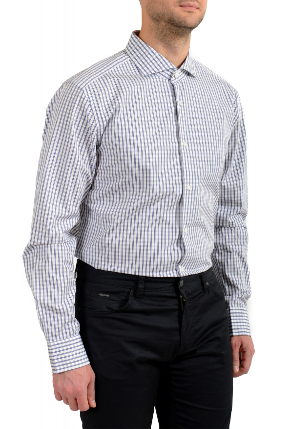 Hugo Boss Men's "T-Christo" Slim Fit Multi-Color Plaid Long Sleeve Dress Shirt: Picture 5