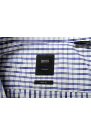 Hugo Boss Men's "T-Christo" Slim Fit Multi-Color Plaid Long Sleeve Dress Shirt: Picture 8