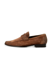 Dolce & Gabbana Men's Brown Suede Leather Loafers Slip On Shoes: Picture 2