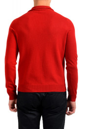 Malo Optimum Men's Brick Red Wool Cashmere Cardigan Sweater: Picture 3