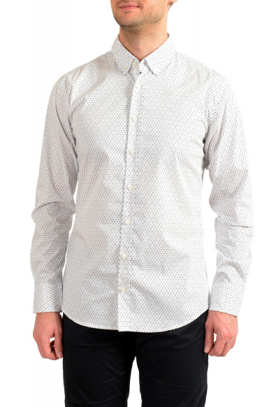 Hugo Boss Men's "Mabsoot" Slim Fit Graphic Print Long Sleeve Casual Shirt