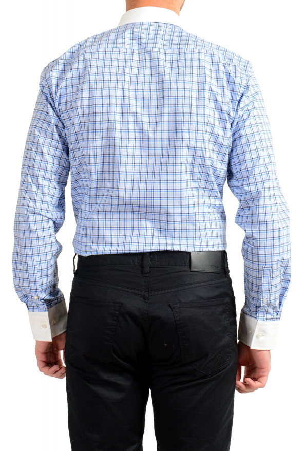 Hugo Boss Men's "Jonnes" Slim Fit Multi-Color Plaid Long Sleeve Dress Shirt: Picture 6