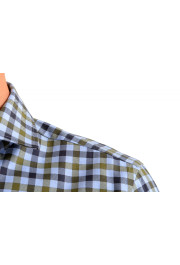Hugo Boss Men's "Gordon" Regular Fit Linen Plaid Long Sleeve Dress Shirt: Picture 7