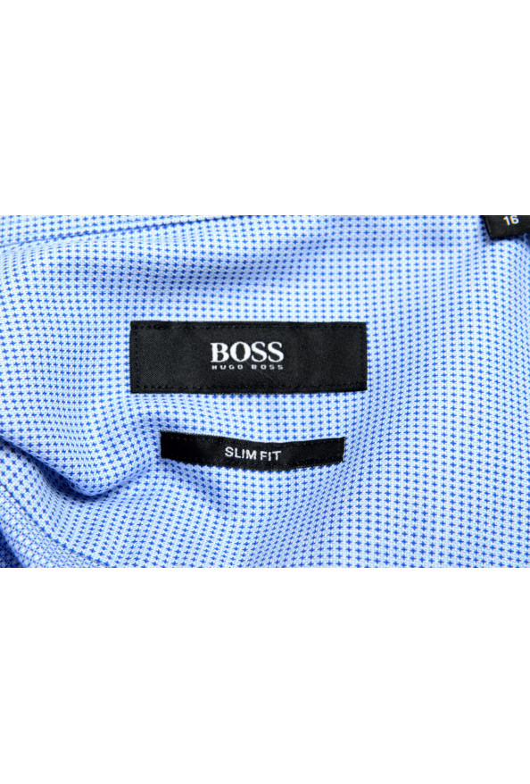 Hugo Boss Men's "Isko" Slim Fit Multi-Color Long Sleeve Dress Shirt: Picture 9
