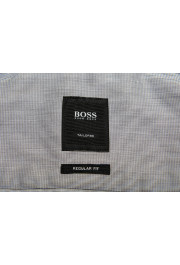 Hugo Boss Men's "T-Stanley" Regular Fit Gray Striped Long Sleeve Dress Shirt: Picture 9