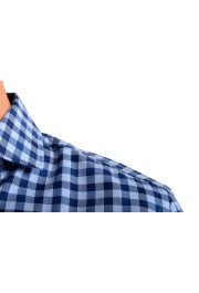 Hugo Boss Men's "Mark US" Sharp Fit Multi-Color Plaid Long Sleeve Dress Shirt: Picture 7
