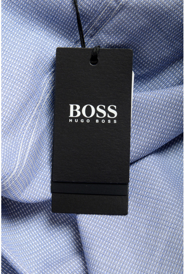 Hugo Boss Men's "Isko" Slim Fit Multi-Color Geometric Print Dress Shirt: Picture 8