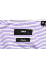 Hugo Boss Men's "Jesse" Slim Fit Multi-Color Striped Long Sleeve Dress Shirt: Picture 8