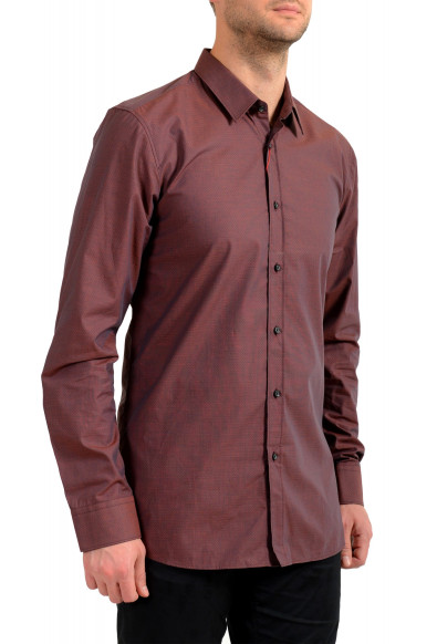 Hugo Boss Men's Elisha01 Extra Slim Fit Geometric Print Long Sleeve Dress Shirt: Picture 2