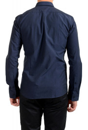 Hugo Boss Men's "Ero3/W" Extra Slim Fit Navy Blue Long Sleeve Casual Shirt: Picture 3