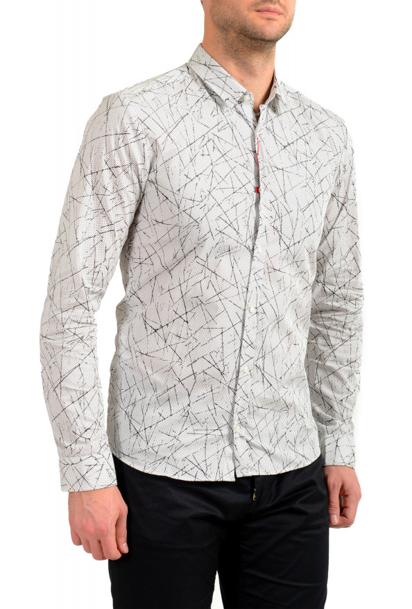 Hugo Boss Men's "Ero3/W" Extra Slim Fit Geometric Print Long Sleeve Casual Shirt: Picture 2