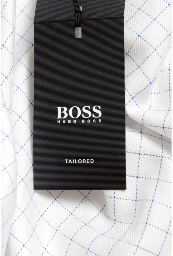Hugo Boss Men's "T-Stanley" Regular Fit Plaid Long Sleeve Dress Shirt: Picture 8