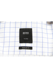 Hugo Boss Men's "T-Stanley" Regular Fit Plaid Long Sleeve Dress Shirt: Picture 9
