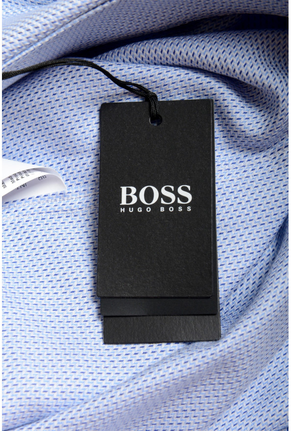 Hugo Boss Men's "Gordon" Regular Fit Geometric Print Long Sleeve Dress Shirt: Picture 8