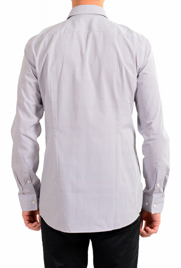Hugo Boss Men's "Isko" Slim Fit Geometric Print Long Sleeve Dress Shirt: Picture 3