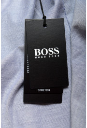 Hugo Boss Men's "Lgon" Blue Slim Fit Stretch Long Sleeve Dress Shirt: Picture 9