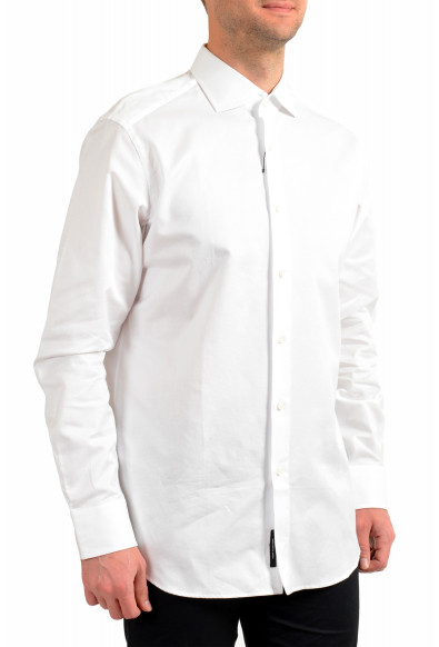 Hugo Boss Men's "T-Stanley" Regular Fit White Long Sleeve Dress Shirt: Picture 2