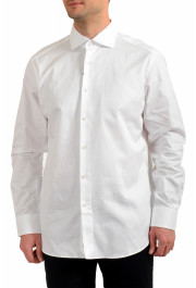 Hugo Boss Men's "T-Stanley" Regular Fit White Long Sleeve Dress Shirt