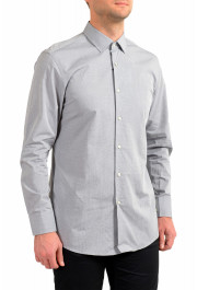 Hugo Boss Men's "Marley US" Gray Plaid Sharp Fit Long Sleeve Dress Shirt: Picture 2