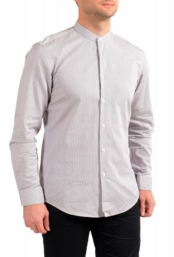 Hugo Boss Men's "Jordi" Multi-Color Striped Slim Fit Long Sleeve Dress Shirt: Picture 2