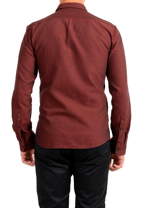 Hugo Boss Men's "Ero3-W" Multi-Color Plaid Extra Slim Fit Long Sleeve Shirt: Picture 3