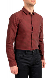 Hugo Boss Men's "Ero3-W" Multi-Color Plaid Extra Slim Fit Long Sleeve Shirt: Picture 5
