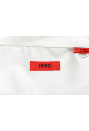 Hugo Boss Men's "Eliando" White Short Sleeve Casual Shirt: Picture 9