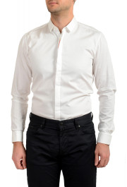 Hugo Boss Men's Ejinar White Extra Slim Fit Long Sleeve Dress Shirt: Picture 4