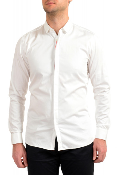 Hugo Boss Men's Ejinar White Extra Slim Fit Long Sleeve Dress Shirt