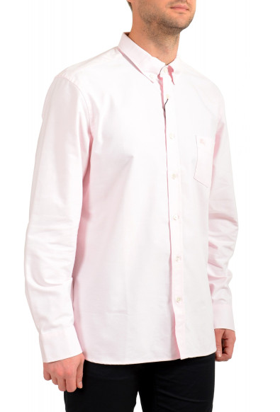 Burberry Men's Pink Long Sleeve Casual Shirt: Picture 2