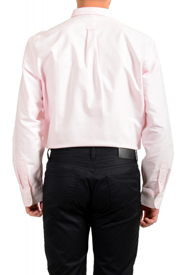 Burberry Men's Pink Long Sleeve Casual Shirt: Picture 6