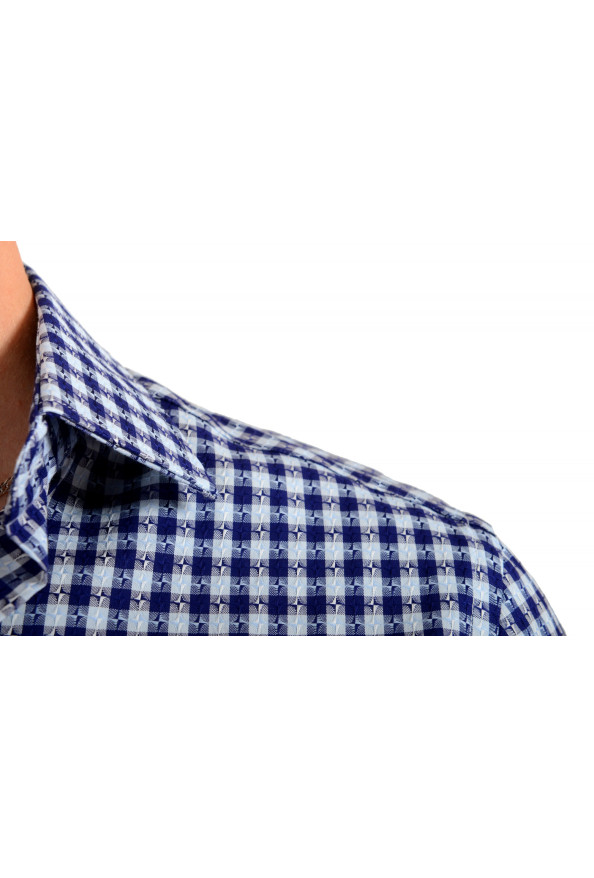 Etro Men's Mercurio Slim Multi-Color Plaid Long Sleeve Dress Shirt: Picture 7