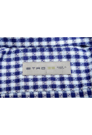 Etro Men's Mercurio Slim Multi-Color Plaid Long Sleeve Dress Shirt: Picture 8
