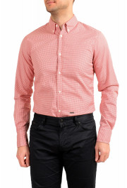 Dsquared2 Men's Multi-Color Houndstooth Long Sleeve Casual Shirt: Picture 4
