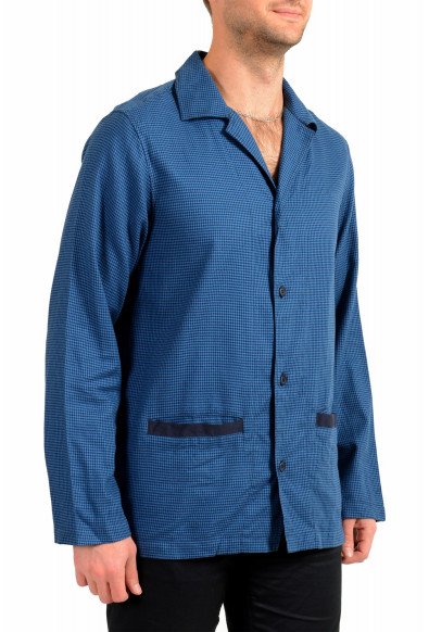 Hugo Boss Men's "Pyjama5" Houndstooth Long Sleeve Cotton Pajama Shirt: Picture 2