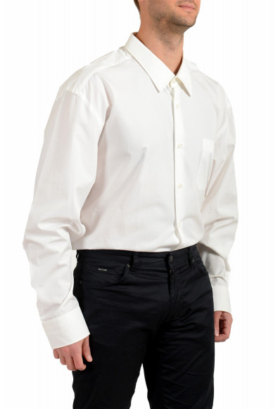 Hugo Boss Men's "Enzone" Comfort White Long Sleeve Dress Shirt: Picture 2