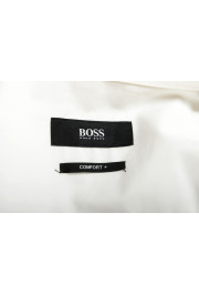 Hugo Boss Men's "Enzone" Comfort White Long Sleeve Dress Shirt: Picture 5