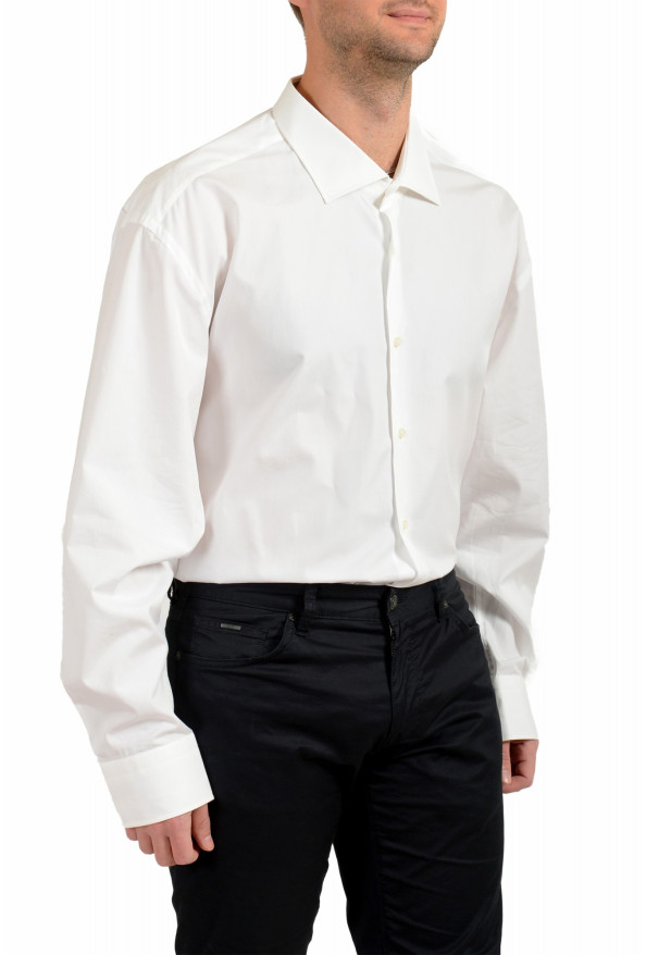Hugo Boss Men's "Geraldone" Comfort White Long Sleeve Dress Shirt: Picture 2