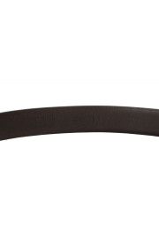 Cavalli Class Men's Brown 100% Leather Buckle Decorated Belt: Picture 4