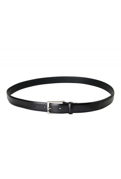 Cavalli Class Men's Black 100% Leather Buckle Decorated Belt: Picture 2