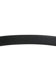 Cavalli Class Men's Black 100% Leather Buckle Decorated Belt: Picture 4