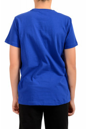 Emporio Armani EA7 Boys Bright Blue Short Sleeve Logo Print Crewneck T-Shirt: Picture 4