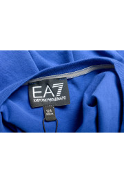 Emporio Armani EA7 Boys Bright Blue Short Sleeve Logo Print Crewneck T-Shirt: Picture 6