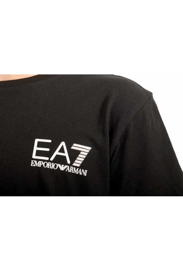 Emporio Armani EA7 Boys Black Short Sleeve Logo Print Crewneck T-Shirt: Picture 4